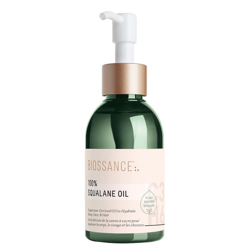 BIOSSANE Óleo de Esqualano 100% - Óleo Facial e Corporal Vegano de Longa Duração - Hidratante de Rápida Absorção - Adequ