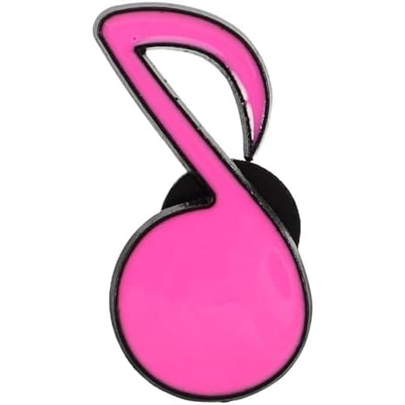 Uonlytech Notas Musicais Broche Pino Esmalte Emblema Vermelho Símbolo Musical Lapela Para Mulheres Vestido Camisa Saco D