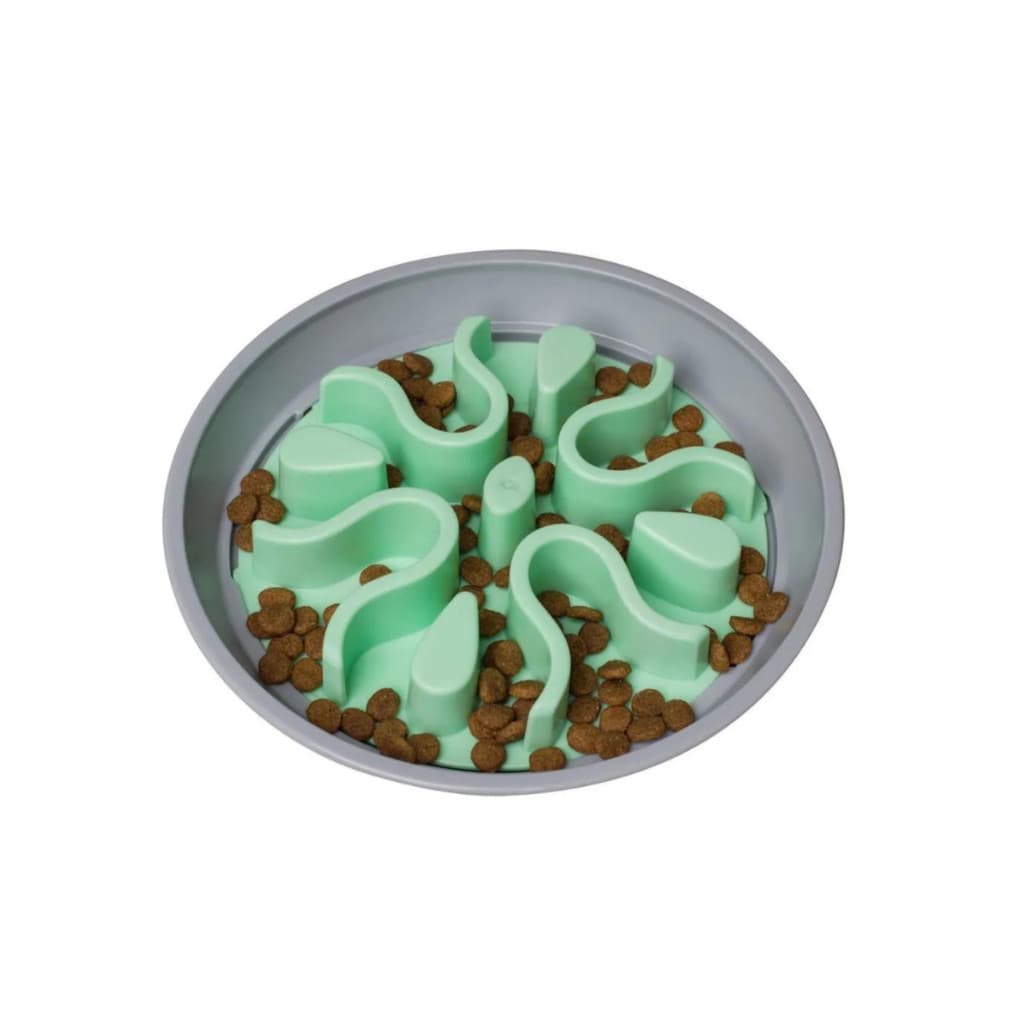 Comedouro Lento Interativo Para Cães Wobble Slo Bowl Fun Feeder Outward Hound