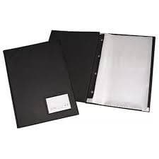Kit Com 10 Pasta Catalogo Com 10 Envelopes Plásticos Acp