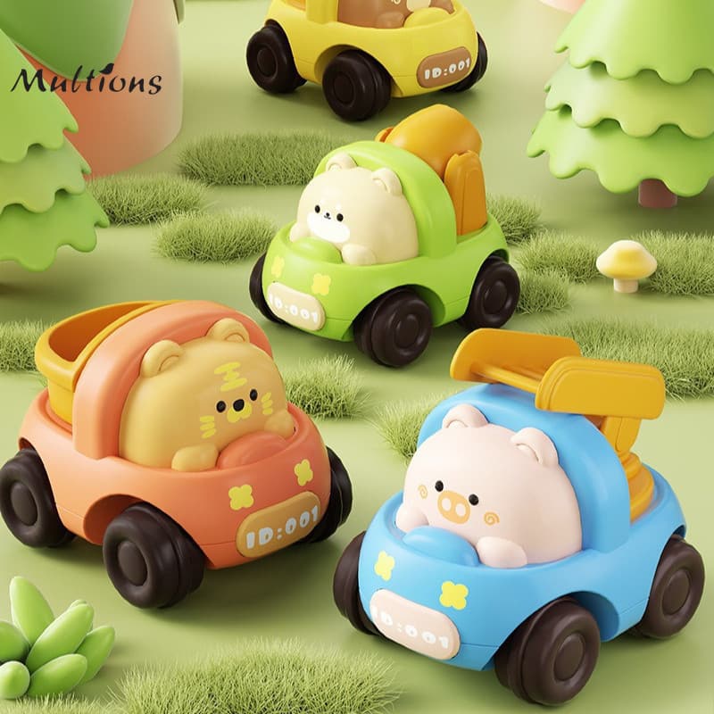 1Pc Escavadeira Infantil Carro Deslizante De Brinquedo Bonito Inércia Engenharia Brinquedos Infantis