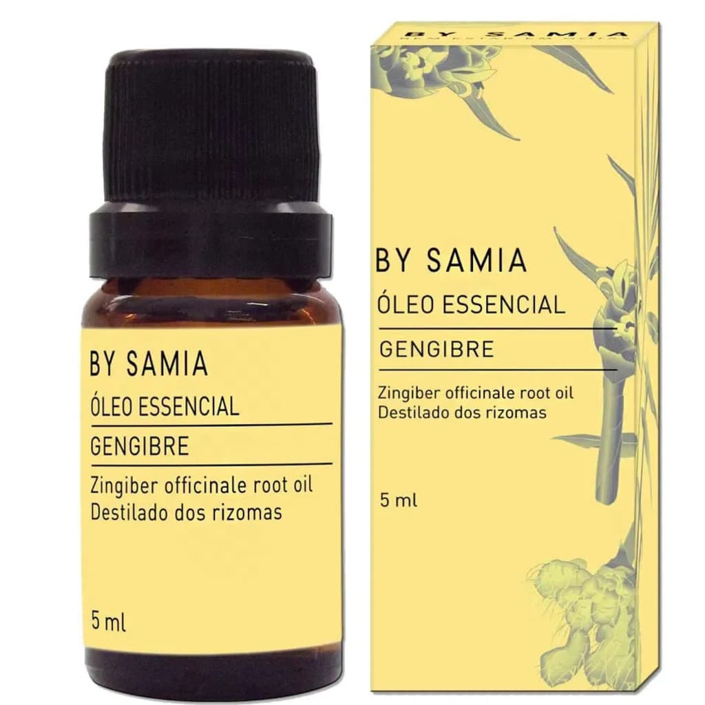 Óleo Essencial de Gengibre 100% Puro 5ml - By Samia