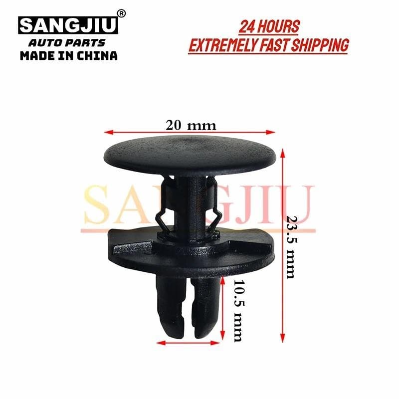 20 Unidades Compatíveis Com Honda Acura Civic Crosstour CR-V HR Accord Fit Insight Clarity Fender Clips 91501-TR0-003peç