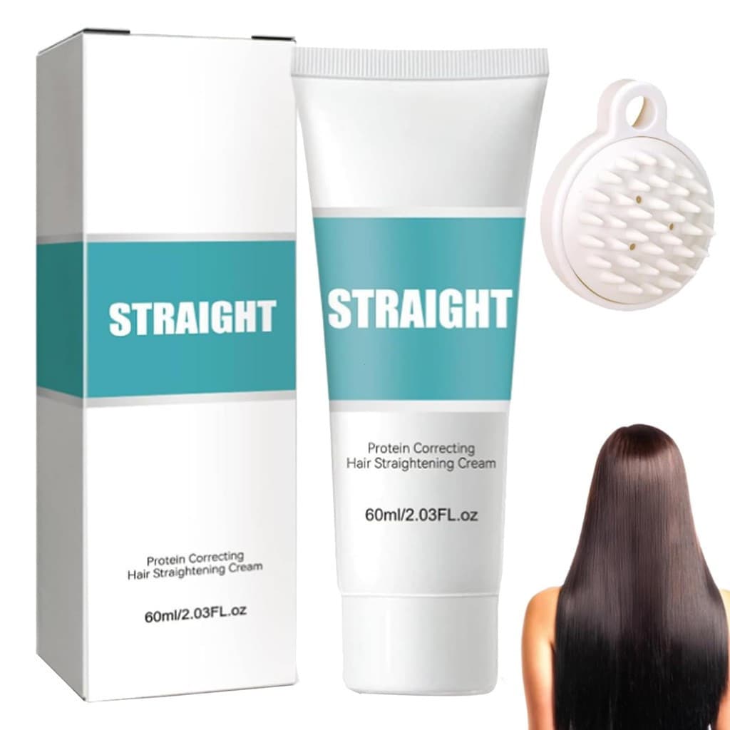 Wadexr Cabelo Liso, Creme Alisador de Cabelo Wadexr com Seda e Queratina, Beyond Straight Hair, Correção de Proteína M