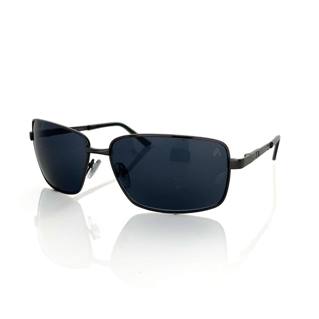 OCULOS DE SOL MASCULINO - AMORATTI - B5370 CHUMBO/L. CINZA