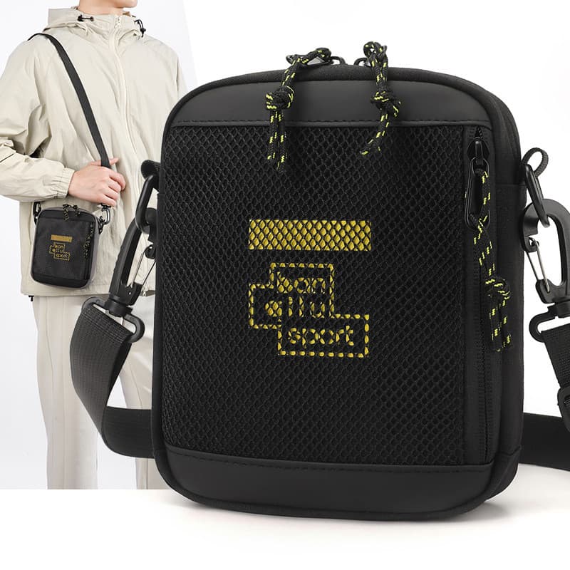Masculino pequeno portátil saco do mensageiro 2026 novo estilo de venda quente bolsa de ombro mochila mensageiro esporte