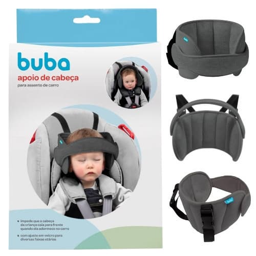 Apoio de Cabeça Acolchoada Infantil Bebê Buba Bebe Cadeirinha Carro Menino Menina Viagem Criança