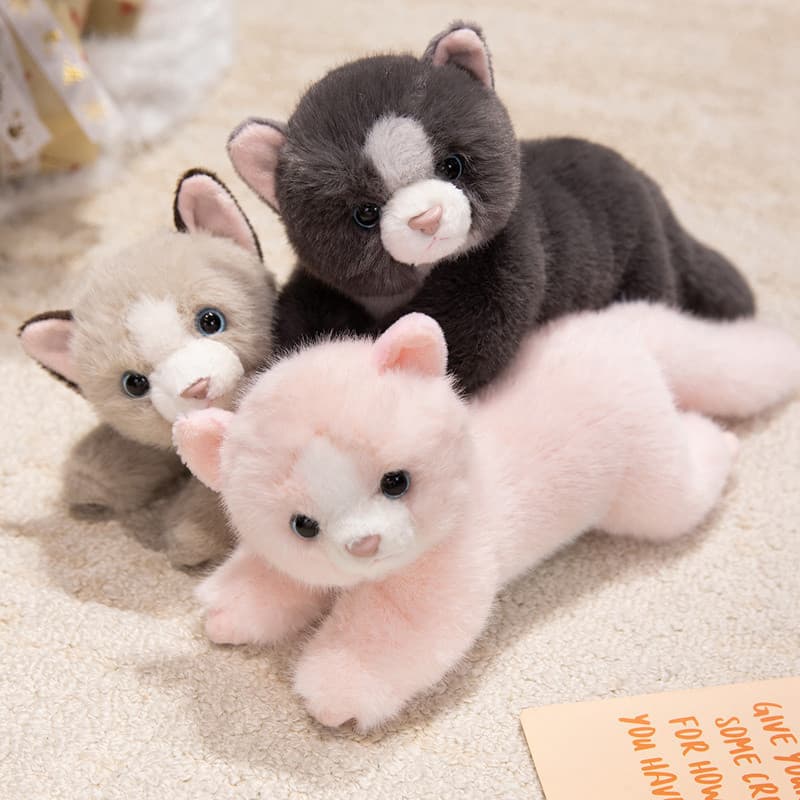 35cm Brinquedo De Pelúcia Estimulado Gato Persa Brinquedos Fofinhos Boneca Aniversário Presente Dos Namorados