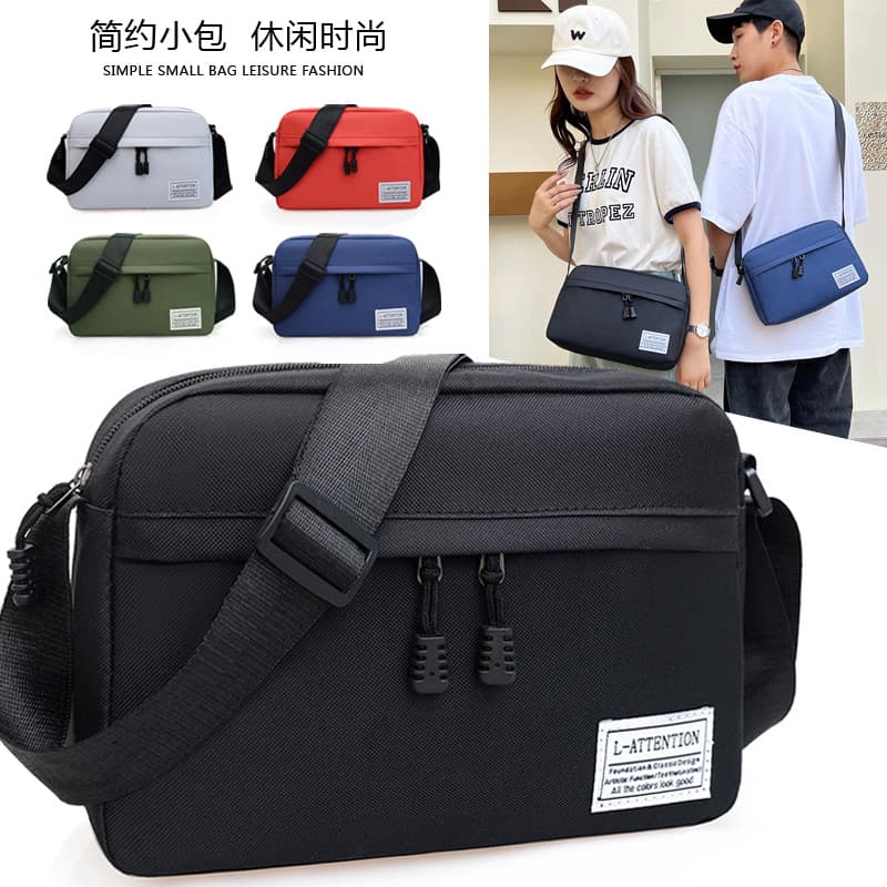 Bolsa de ombro masculina Casual bolsa mensageiro bolsa de ombro feminino casal saco rua Wear estudante saco rua grande c
