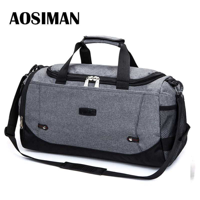 Bolsa de viagem portátil de grande capacidade, bolsa de viagem de um ombro, bolsa de viagem coreana, bolsa de bagagem de