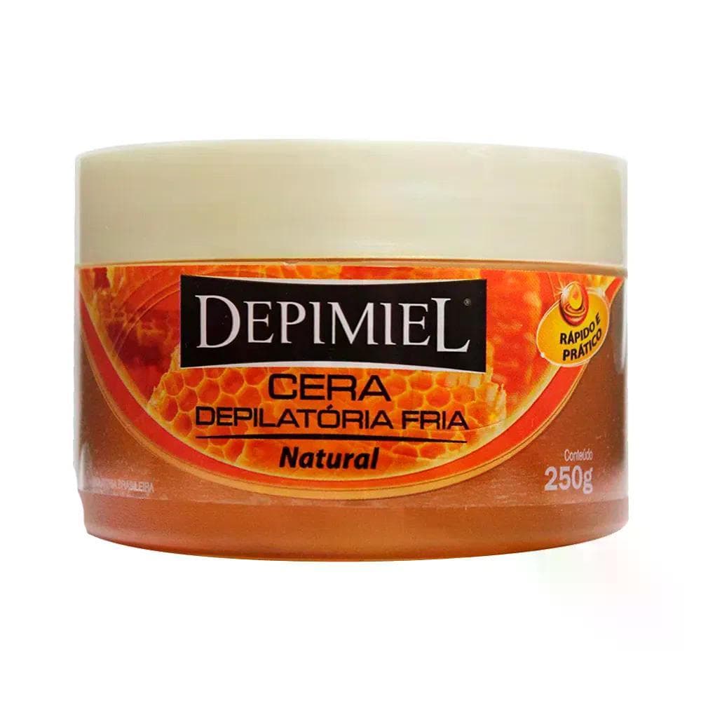 Cera Depilatoria Fria Natural Depimiel 250g