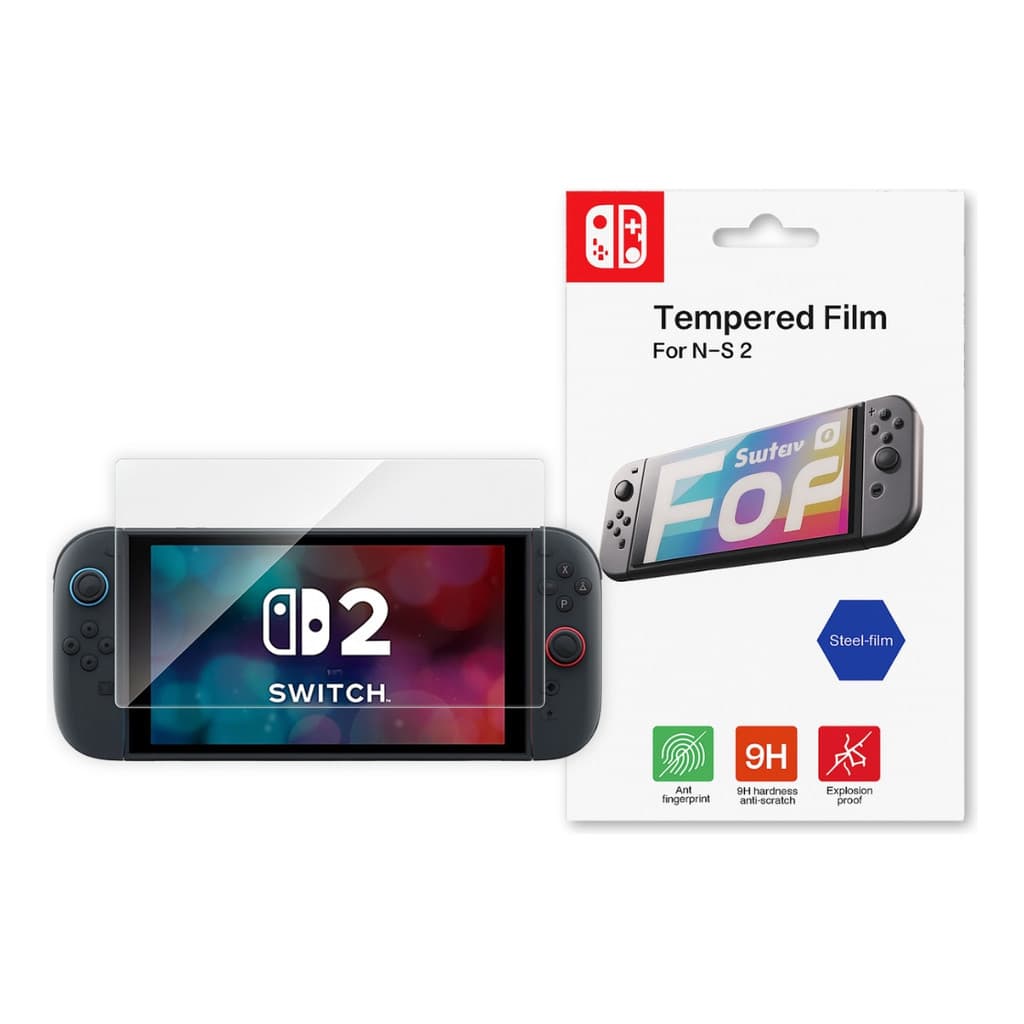 Película Vidro Para Switch 2 Temperado 9H Para Nintendo Switch 2 Película Protetora de Tela