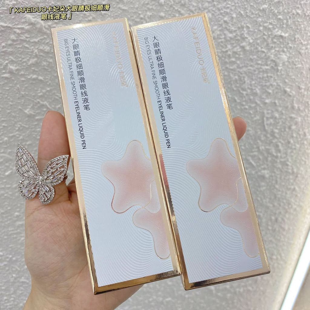Caneta Delineadora Ultra-Fina para Olhos Grandes, Suave, Secagem Rápida, À Prova d'Água, Resistente ao Suor, Longa Duraç