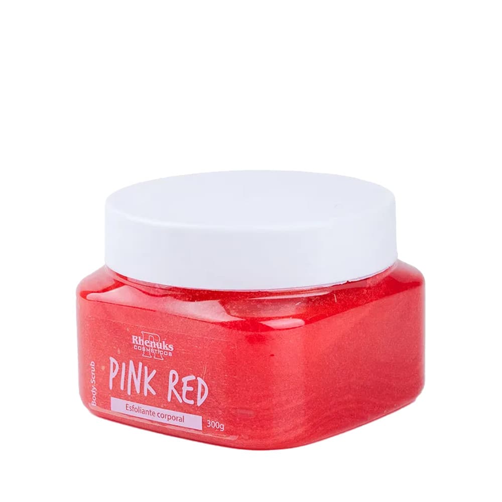 Esfoliante Pink Red Rhenuks 300g Body Scrub Renovaçao E Pele Macia