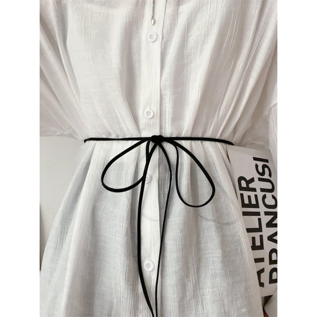 cinto feminino cinto feminino largo Cinto atado feminino alongado moda camisa corda decorativa