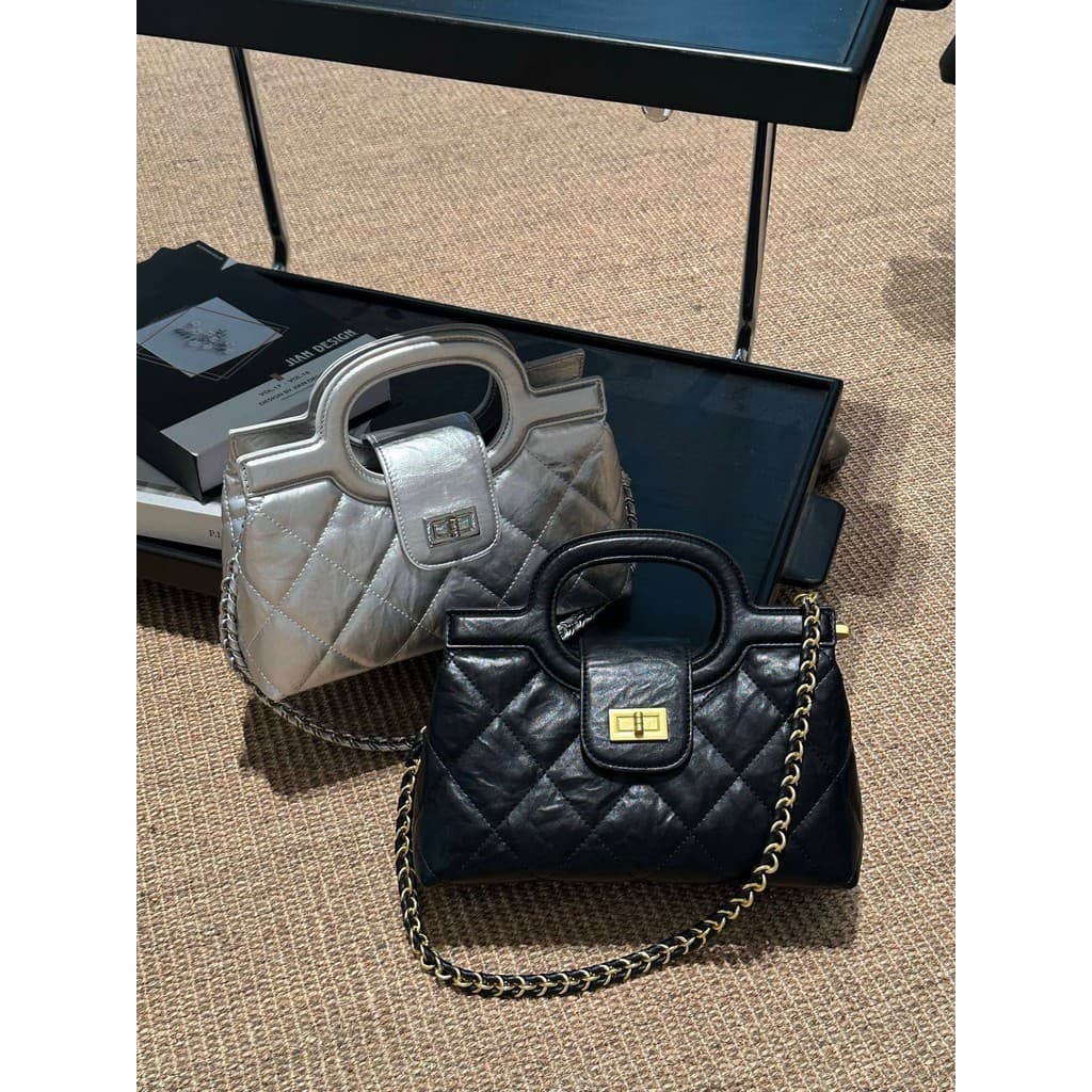 VOMAS Street Wear Bolsa Feminina 2026 Novo Estilo Moda All-Match Bolsa Mensageiro de Um Ombro High-End Couro Genuíno Rho