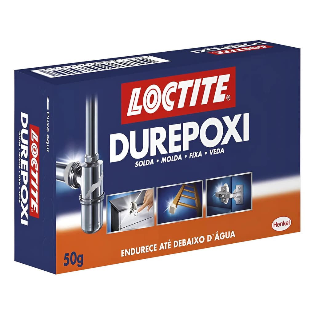 Durepoxi Loctite Cinza 50g Massa Epóxi Original