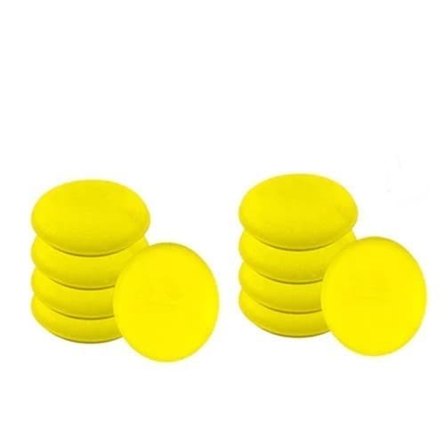 Kit Espuma Esponja Espuma Cera Couro Silicone Pretinho