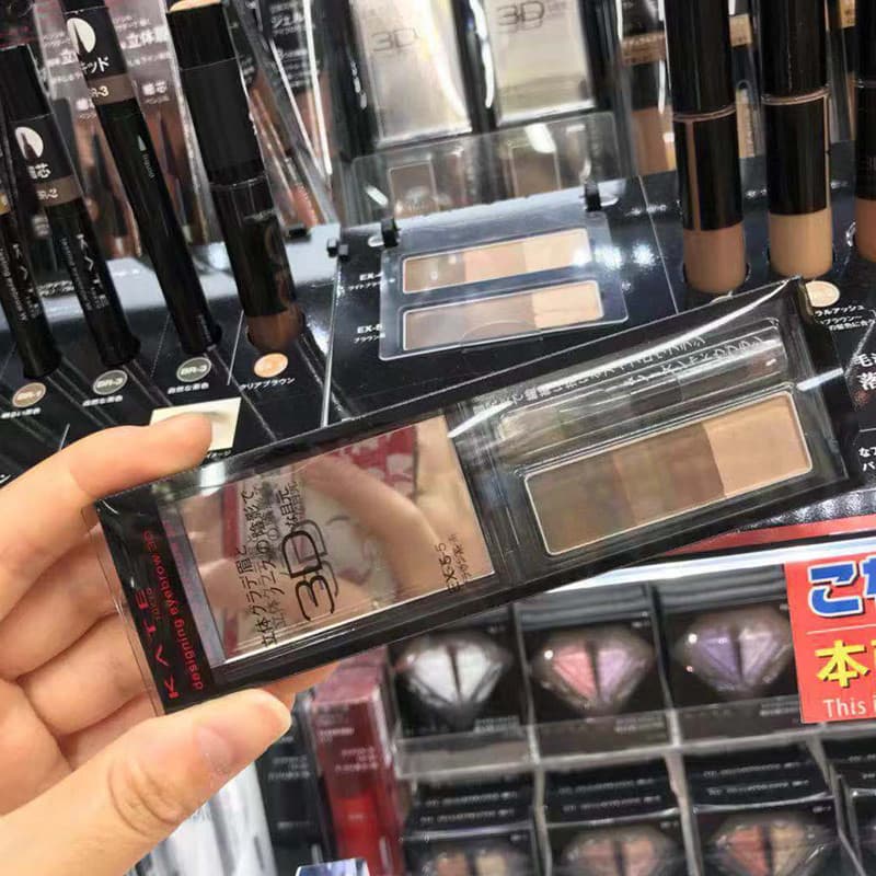 Japonês Local kate sobrancelha em pó sobrancelha cor Kanabao tridimensional não manchas Natural não-desbotamento à prova