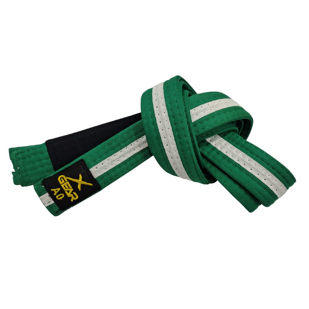 Faixa Verde Com Branco Jiu Jitsu ponta Preta - Xgear