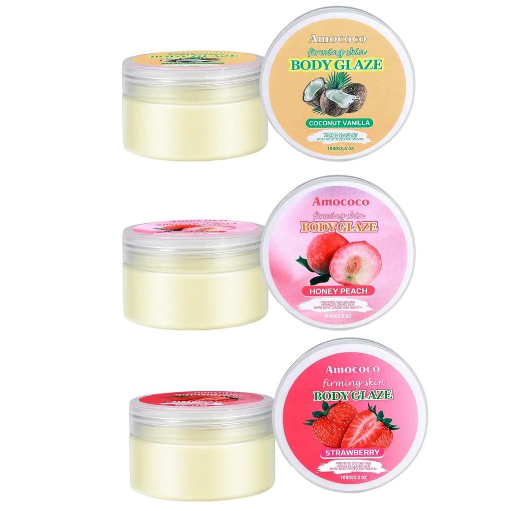 Conjunto de loção corporal de 3 peças, contém óleo mineral, hidrata e nutre a pele, melhora a textura da pele, hidratant