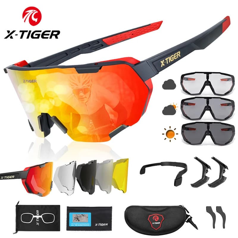 X-TIGER Polarizado Esportes Óculos De Sol UV400 Bicicleta Ao Ar Livre Ciclismo Beisebol Correndo Pesca Golfe
