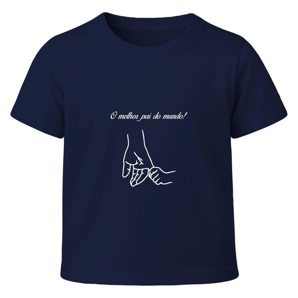 Camiseta Infantil Menino Dia dos Pais O Melhor Pai Do Mundo