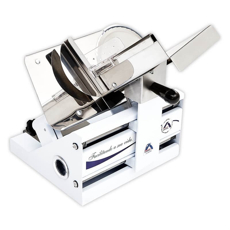 Cortador De Frios Elétrico Semiautomático Branco Lâmina 178m Arbel