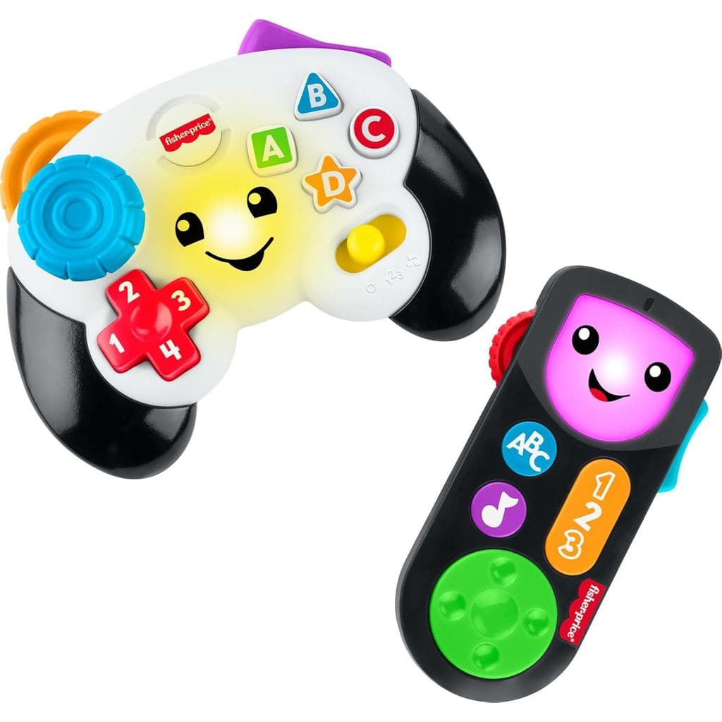 Fisher-Price Brinquedos para Bebês e Crianças Pequenas, Conjunto Tecnológico Laugh&Learn Play&Stream, Jogo de Vídeo Simu