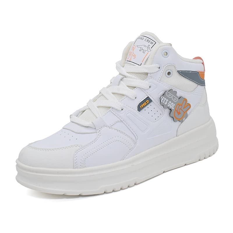 Dadong sapatos masculinos tênis de alta qualidade inverno novo estilo moda estilo Casual plana dedo do pé redondo rendas