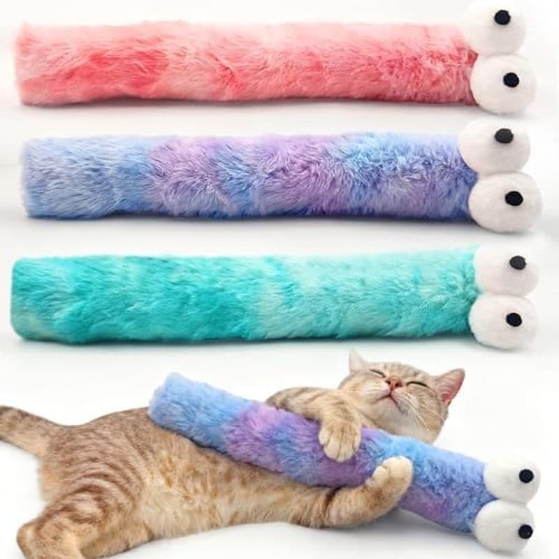 Pacote De 3 Travesseiros De Brinquedos Para Gatos , Grandes De 15.96 Com Erva De Gato Dentro Interativos Duráveis Intern