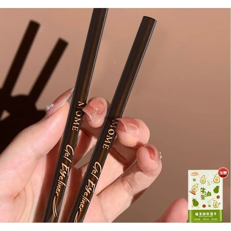 MOME Delineador Gel Caneta Líquido Deitado Bicho da Seda de Longa Duração À Prova D 'Água Não Manchas de Secagem Rápida