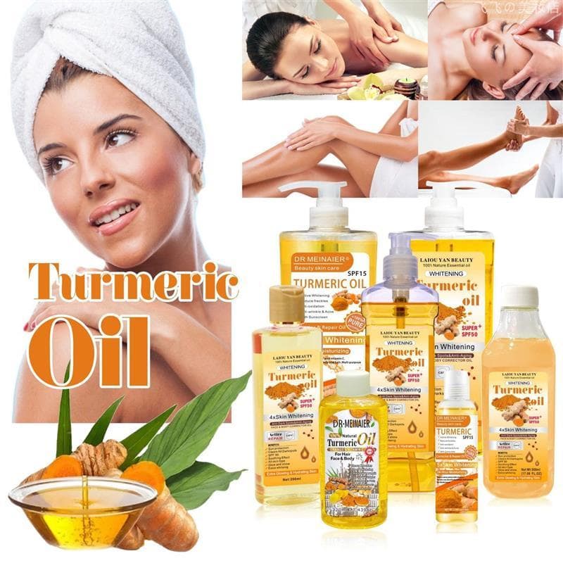 Óleo de cúrcuma hidratante Facial óleo essencial óleo de massagem corporal óleo essencial de massagem meridiana