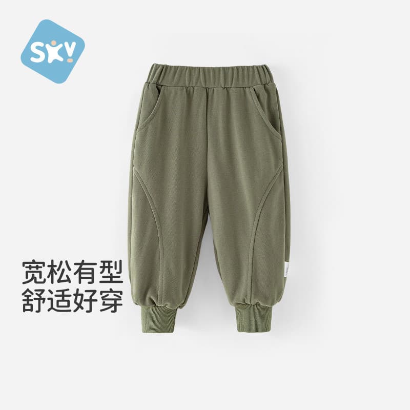 Subeyi calças infantis 2025 primavera calças esportivas meninos bebê calças casuais primavera solta esportes Sweatpants