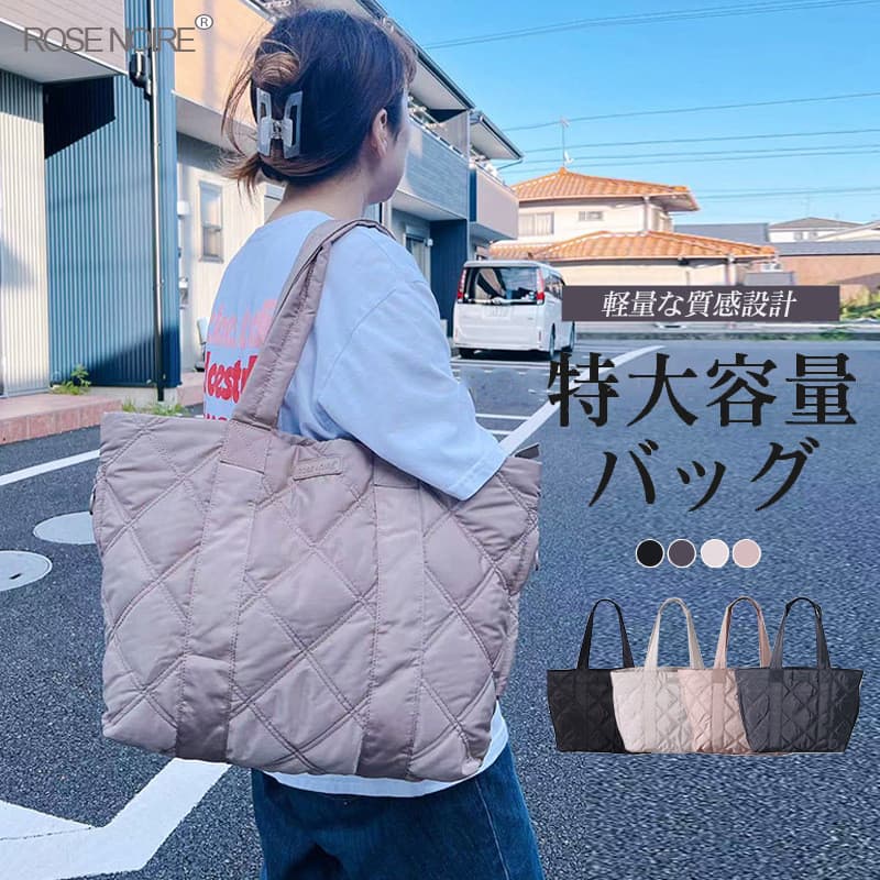 2025 novo estilo outono inverno leve sacola de náilon grande capacidade de um ombro bolsa feminina OL Commuter saco All-
