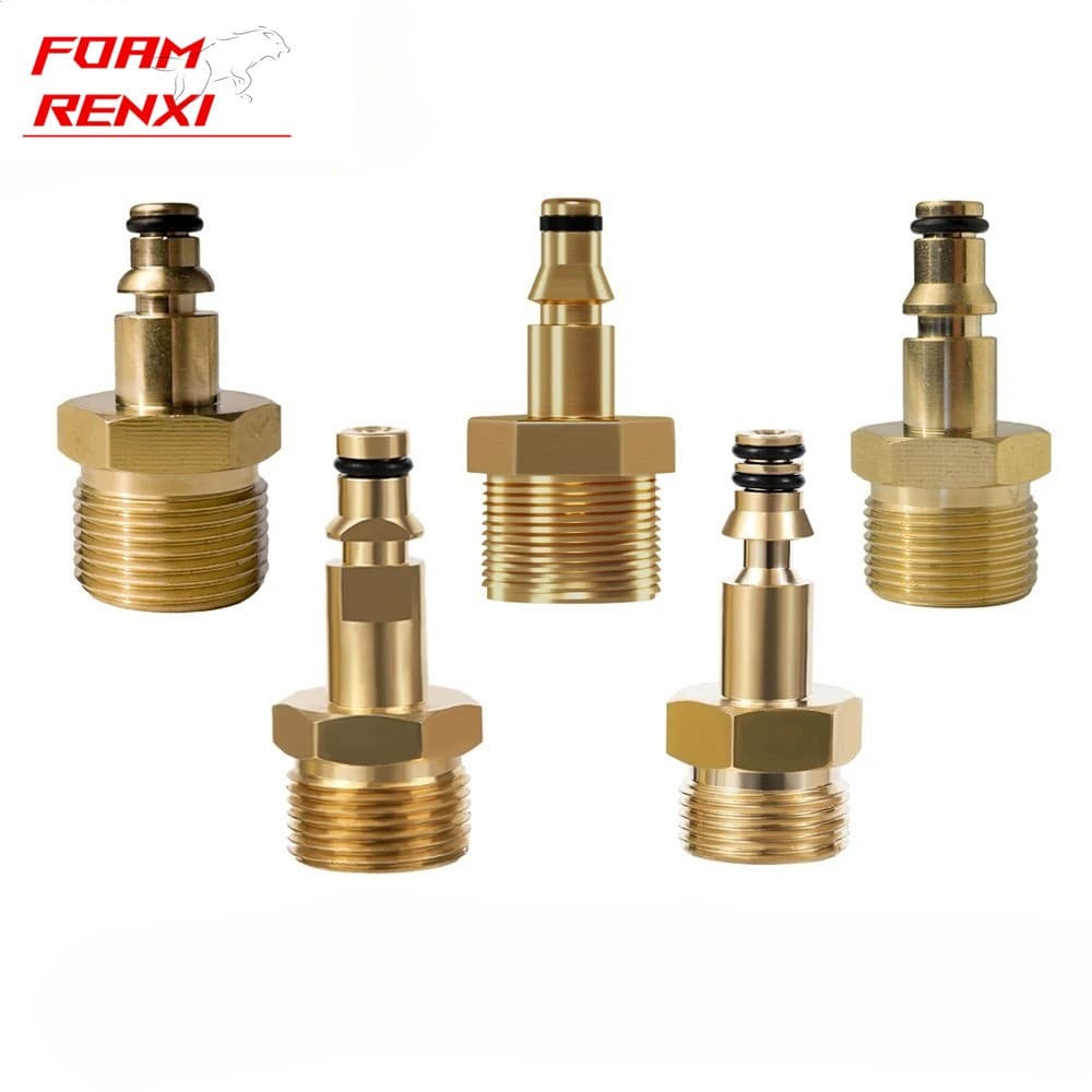 Adaptador M22 Acoplamento Rápido Pistola De Lavadora De Alta Pressão Mangueira Conector Lavagem De Carros