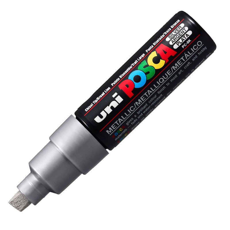 Caneta Posca PC-8K Prata uni-ball