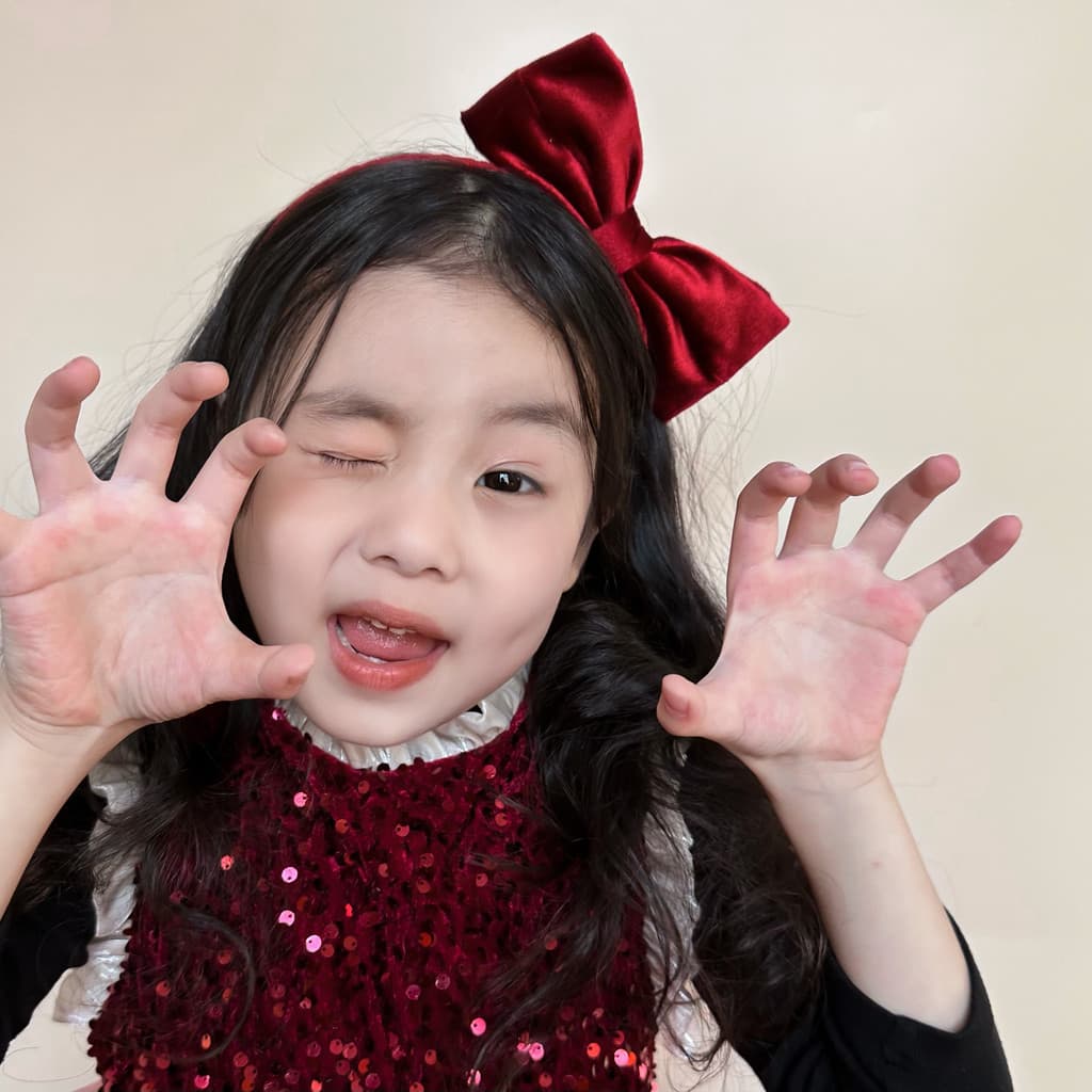 Novo estilo de veludo princesa bandana duplo arco crianças bandana meninas Headwear acessórios para o cabelo natal ano n