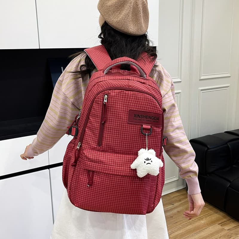 Mochila escolar para meninos, estudantes do ensino médio, grande capacidade, estudantes do ensino médio, alta @-