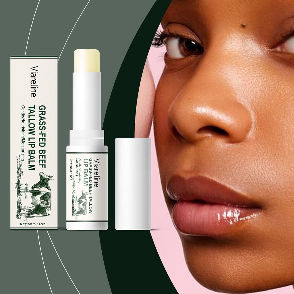 Viareline Hidratante Lip Balm Hidratante Lip Skin Suave Suave Hidratante Melhora as Linhas dos Lábios Hidratante Suave