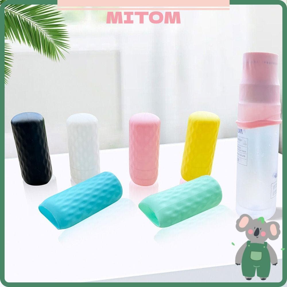 MITOM 3 Unidades Tampa Elástica Silicone À Prova Vazamento Capa Protetora Recipiente Viagem