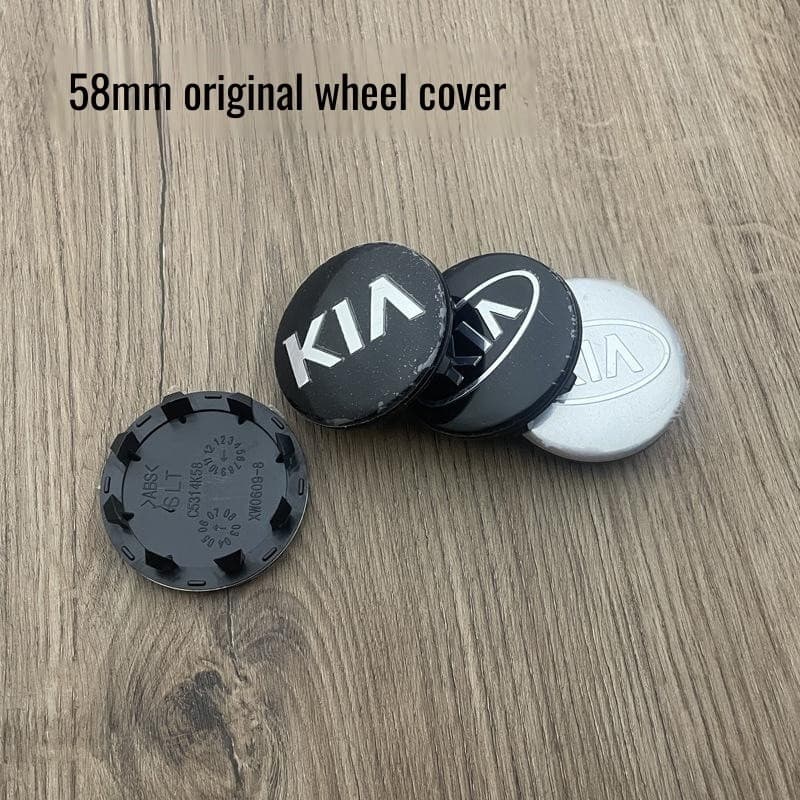 【Alta Compatibilidade】 Tampa Central de Roda com Emblema para Kia K2 K3 K4 K5/Tampa/Roda/Emblema