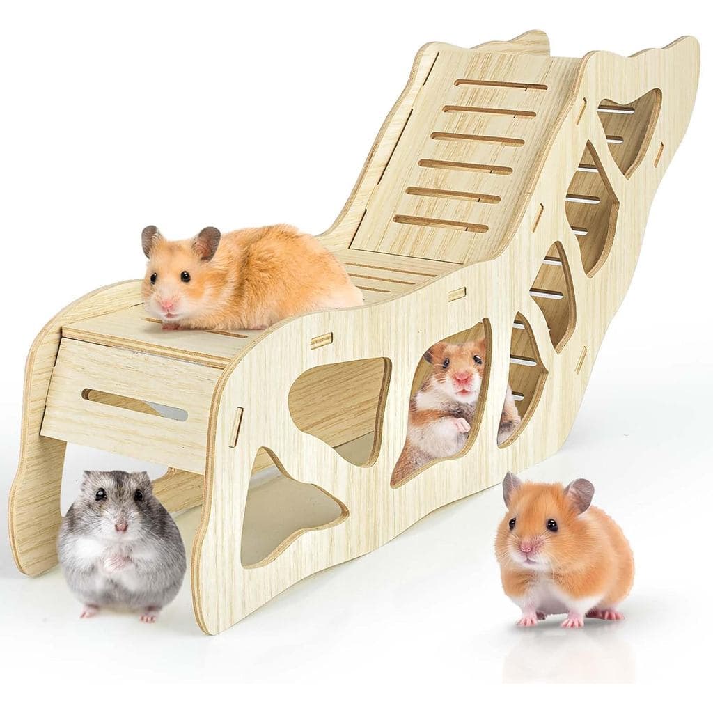Túnel para Hamster com Escada para Escalar, para Enterrar na Cama do Hamster ou Conectar com Nozes, Acessórios Gaio