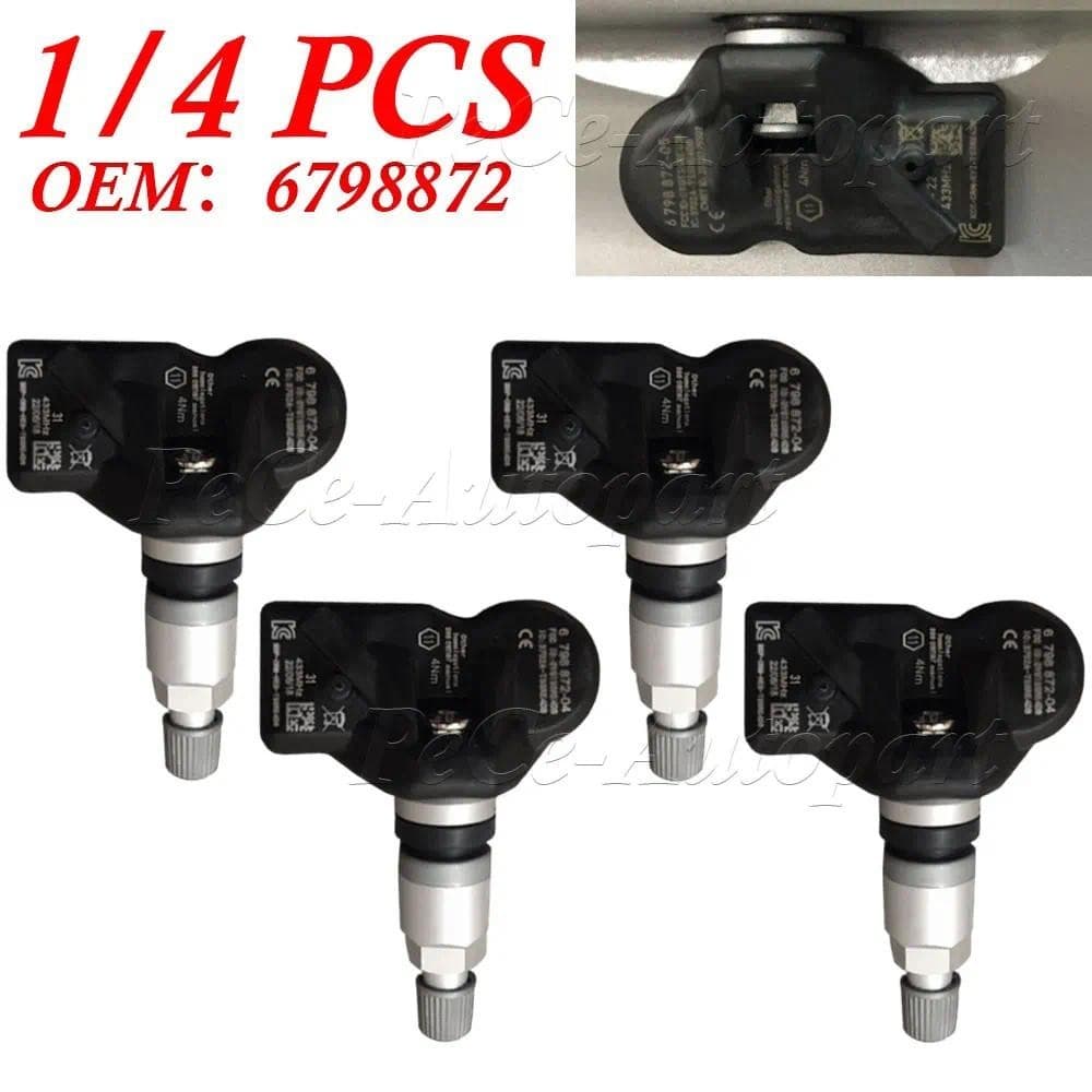 1/4PCS 6798872 Para BMW 5 F10 6 F12 7 X3 F25 7 Z4 E89 MINI Roadster R59 ROOLS ROYCE Fantasma TPMS Sensor De Monitorament