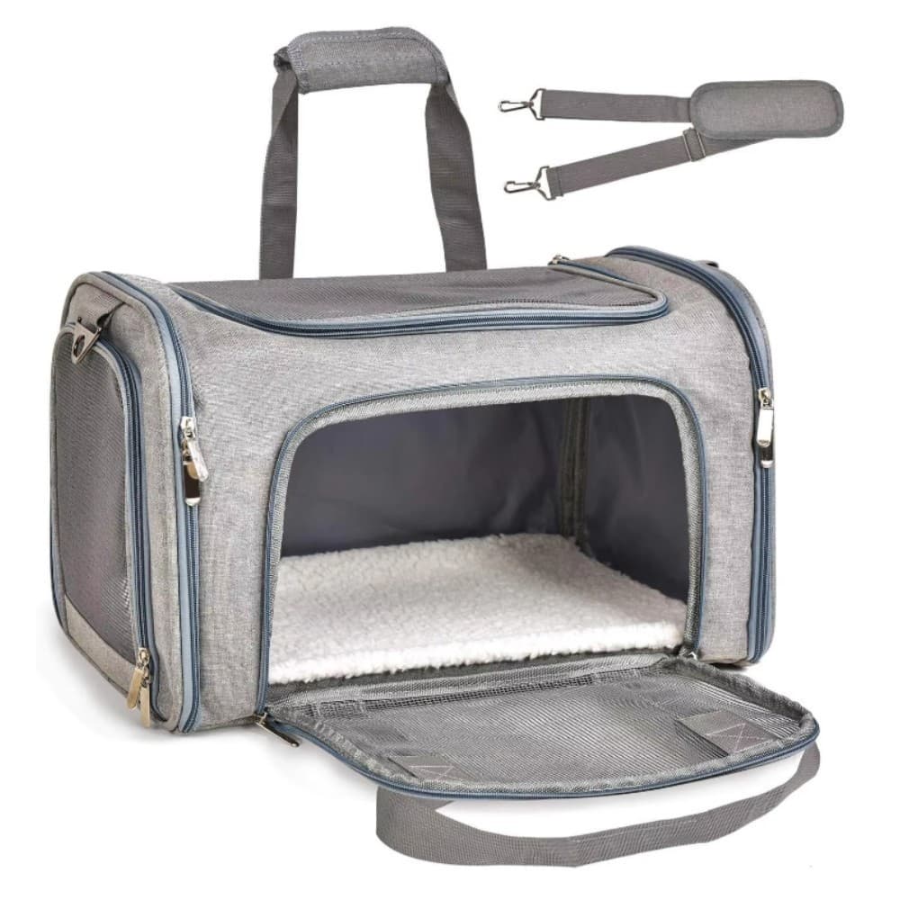Bolsa de transporte para cães e gatos Mochila Mala de viagem para avião