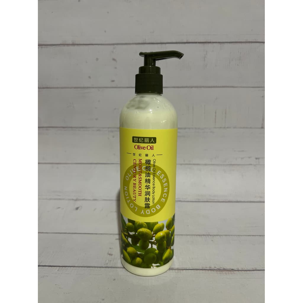 Genuine Century Beauty Olive Oil Essence Loção Corporal Loção Corporal 400ml