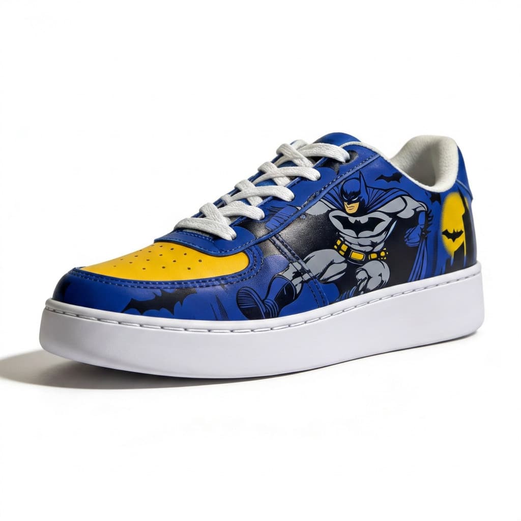 Tênis Infantil Menino Masculino Resistente Personagens Escolar Passeio Morcego Promoção