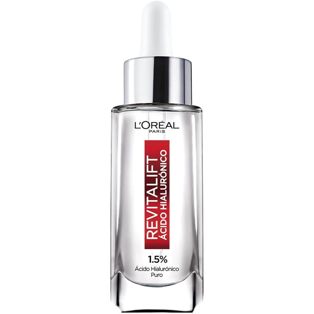 Sérum de Ácido Hialurônico Revitalift da L'Oréal Paris, Hidratação Profunda, Preenche Rugas e Linhas Finas, Cuidado Faci