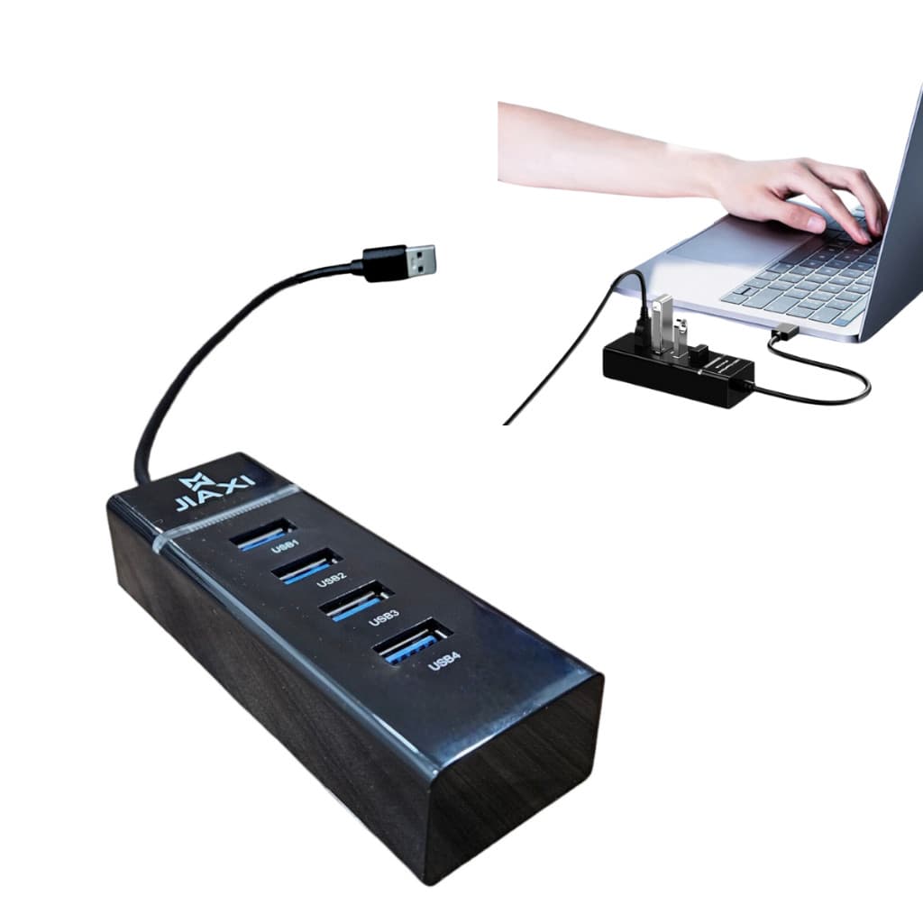 Hub Usb 4 Portas 3.0 5 Gbps Hd Extensor Pen Drive Mouse Teclado
