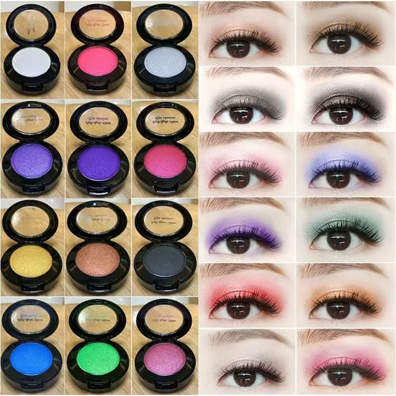 Lavanda Roxo Sombra Violeta Terra Esfumaçada Nude Maquiagem Perolada Fosca Monocromática Sombra Azul Preto